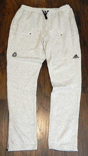 Charlotte Hornets Adidas Team Issued Sweatpants Heather Gray 3XL +2"
