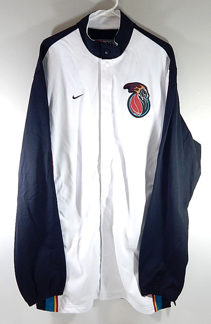 Detroit Pistons Nike NBA Authentics Team Issued Warm Up Jacket XL +4"