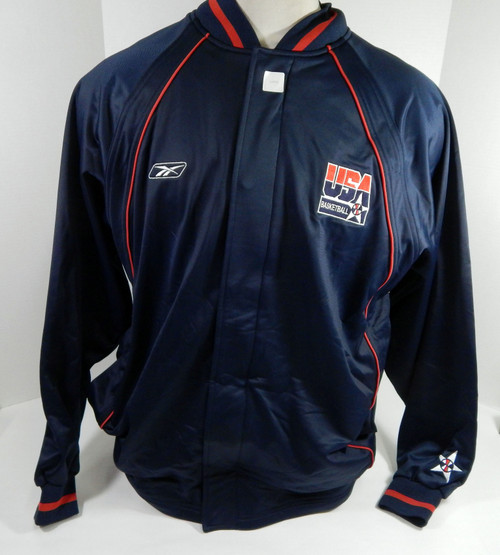 Team USA Basketball Game Issued Navy Warm Up Jacket LT DP64774