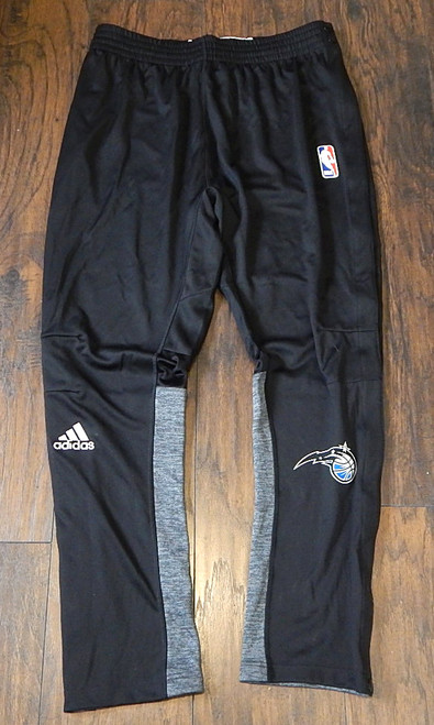 Orlando Magic Adidas Team Issued Warm Up Pants Sweatpants Black Gray Large