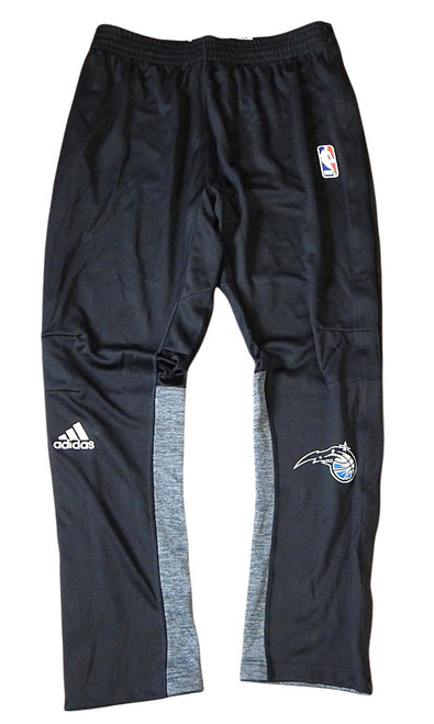 Orlando Magic Adidas Team Issued Warm Up Pants Sweatpants Black Gray XL