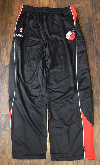 Portland Trail Blazers Reebok Team Issued Warm Up Pants Black 3XL Tall