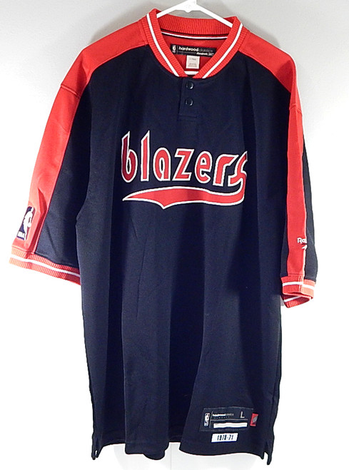 Portland Trail Blazers Reebok Hardwood Classics Retro Warm Up Shirt 2XL Tall
