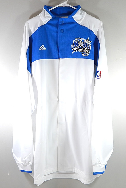 Orlando Magic Adidas Team Issued Warm Up Jacket #5991E White Blue 2XL Tall