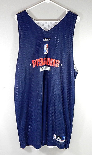 Detroit Pistons Reebok Team Issued Reversible Practice Jersey Size 4XL