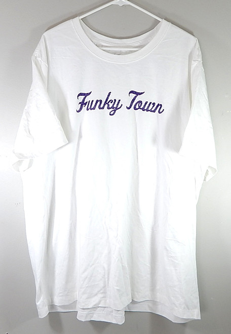 TCU Horned Frogs Funky Town Nike Team Issued Shirt T-Shirt White XL