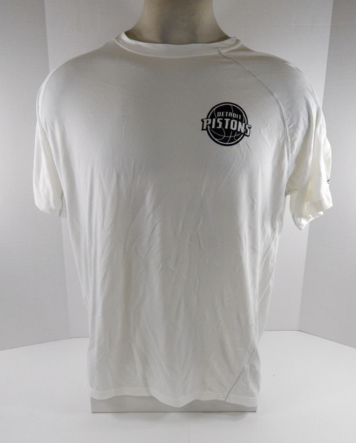 2010-11 Mens Detroit Pistons Authentic White Shirt Equity Adidas NWT XL 081S