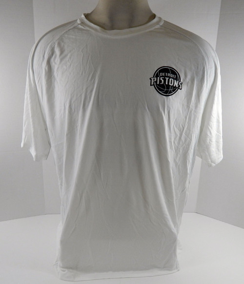 2010-11 Mens Detroit Pistons Authentic White Shirt Equity Adidas NWT 2XL 082S
