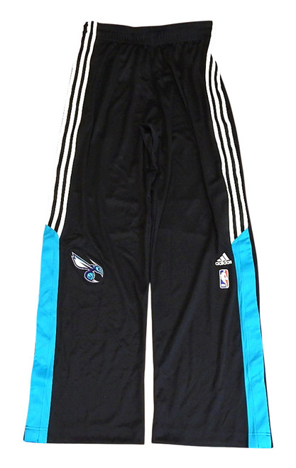 Charlotte Hornets Adidas Team Issued OC Warm Up Pants Black White 4XL +2"