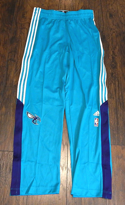 Charlotte Hornets Adidas Team Issued OC Warm Up Pants Teal White 4XL +2"