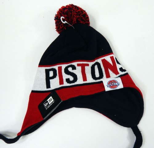 Detroit Pistons Auth Crayon Box Beanie Hat New Era OS 12S