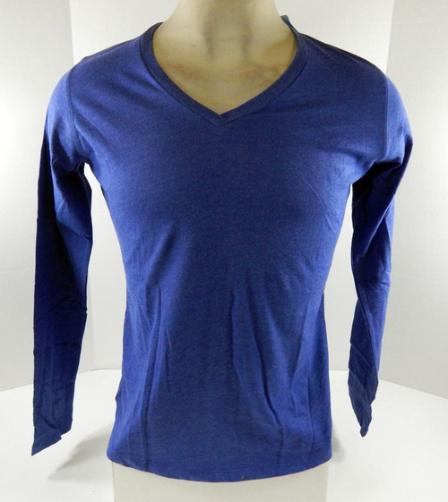 2016 Women Detroit Pistons Blue V-Neck Longsleeve Flip T-Shirt Antigua NWT XL 6S