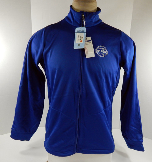 2015-16 Womens Detroit Pistons Auth Blue Golf Style Jacket Antigua NWT XL 20S