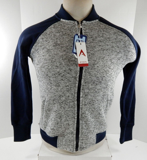 2016-17 Ladies Detroit Pistons Grey Zip Up Jacket Vistor Antigua NWT M 29S