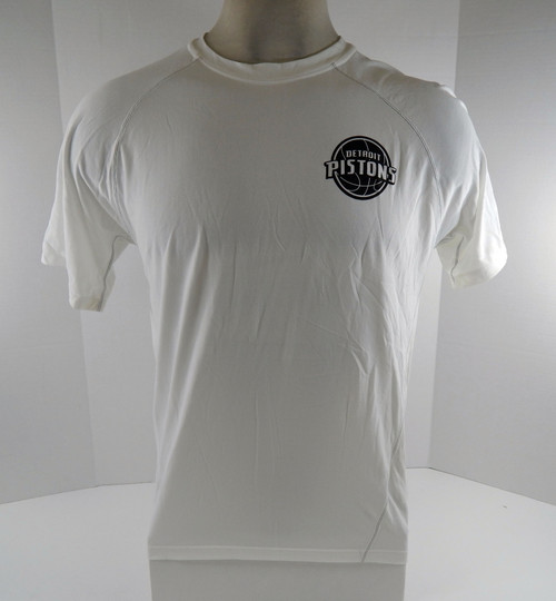 2010-11 Mens Detroit Pistons Authentic White Shirt Equity Adidas NWT M 080S