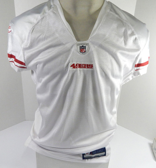 2011 San Francisco 49ers Blank GameIssued White Jersey 48 DP56769
