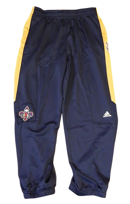 New Orleans Pelicans Adidas Team Issued Warm Up Pants Sweatpants Navy 2XL