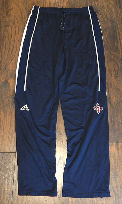 New Orleans Pelicans Adidas Team Issued Warm Up Pants Navy Blue Large Tall