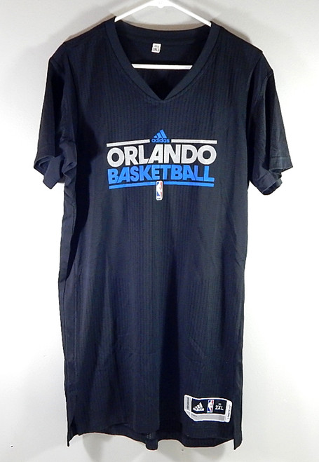 Orlando Magic Adidas Team Issued Warm Up Practice Jersey Shirt Black XL +2"