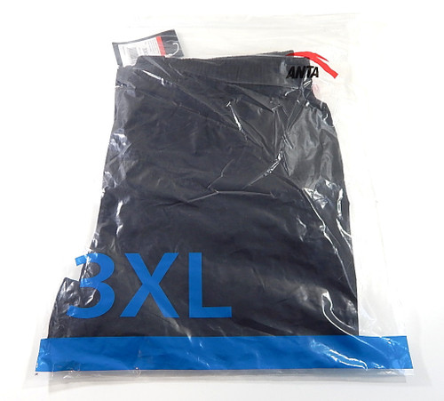 Anta Sports Woven Track Athletic Pants Basic Black Size 3XL New 552210531-1