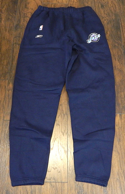 Utah Jazz Reebok Team Issued Sweatpants Navy Size XL Tall