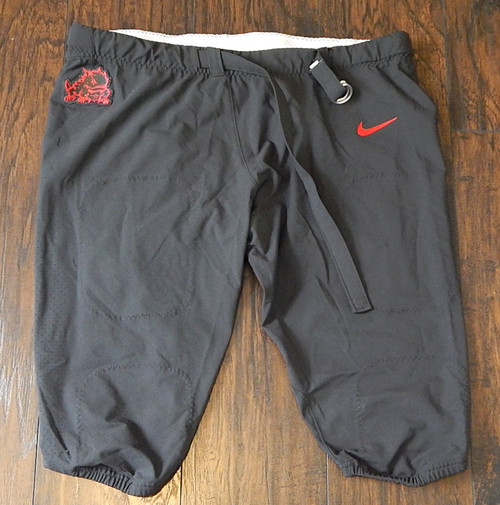 TCU Horned Frogs Nike Team Issued Football Pants Gray Size 38