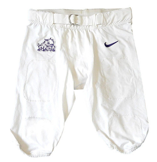 TCU Horned Frogs Nike Team Issued Football Pants White Size 52