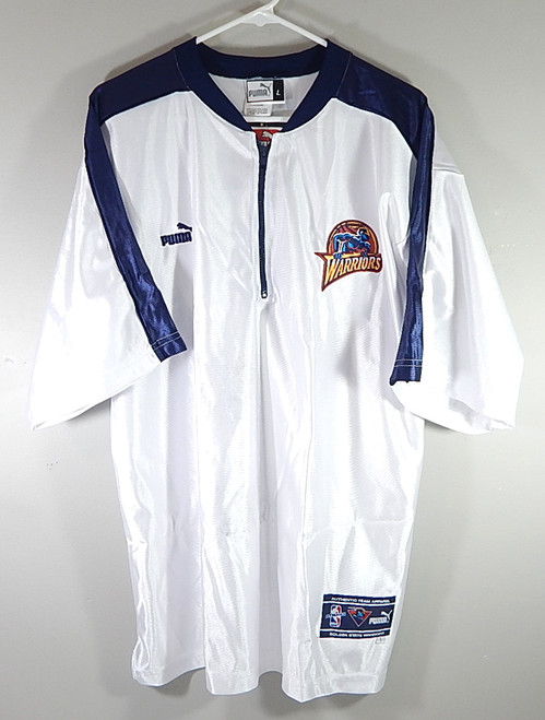 Golden State Warriors Puma Team Issued Warm Up Practice Shirt XL New