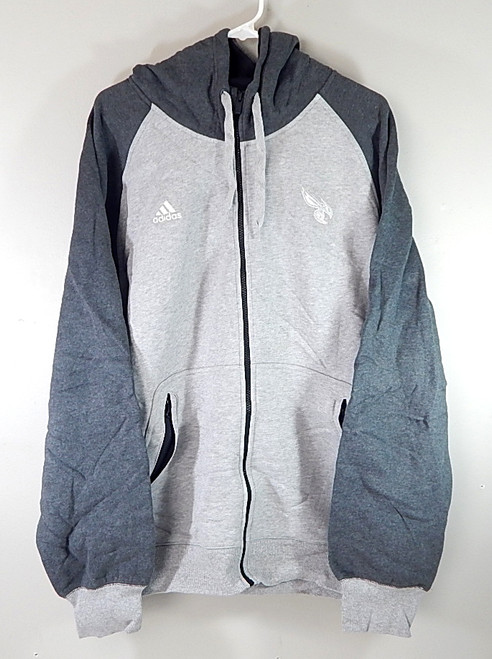 Charlotte Hornets Team Issued Adidas Hoodie Sweatshirt 2 Tone Gray XL New