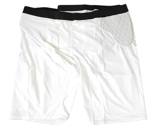 McDavid Padded Football Compression Shorts Pads White XXXXL New