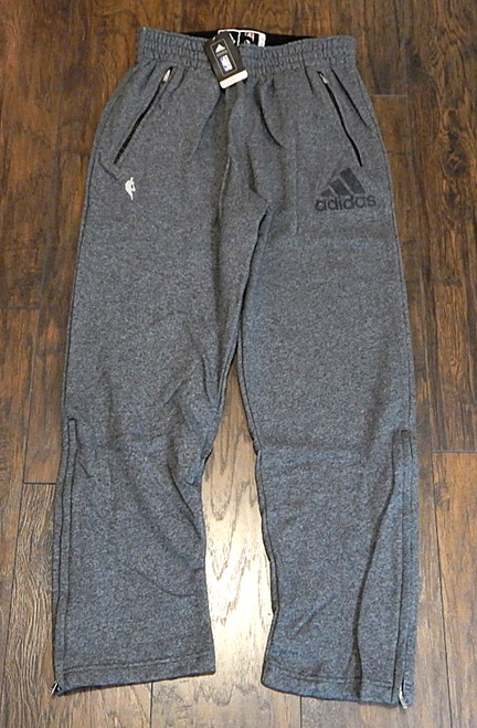 Adidas NBA Basketball Warm Up Pants Sweatpants New Gray Size 56