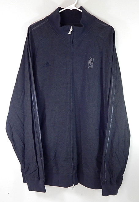 NBA Team Issued Adidas Sweatshirt Warm Up Jacket Black New Size XL Turtleneck
