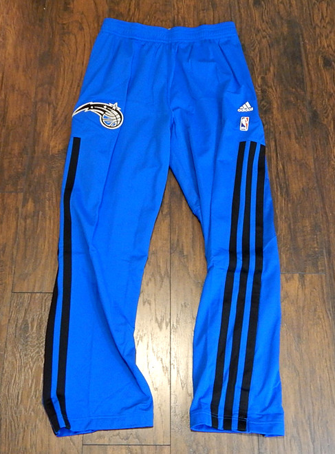 Orlando Magic Adidas NBA OC Warm Up Pants Team Issued Blue New XL +2"