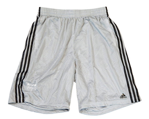 Charlotte Hornets Adidas Team Issued Basketball Shorts Gray Black Size 3XL New
