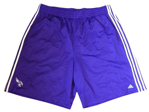 Charlotte Hornets Adidas 3 Stripe Basketball Shorts Purple Size 3XL New
