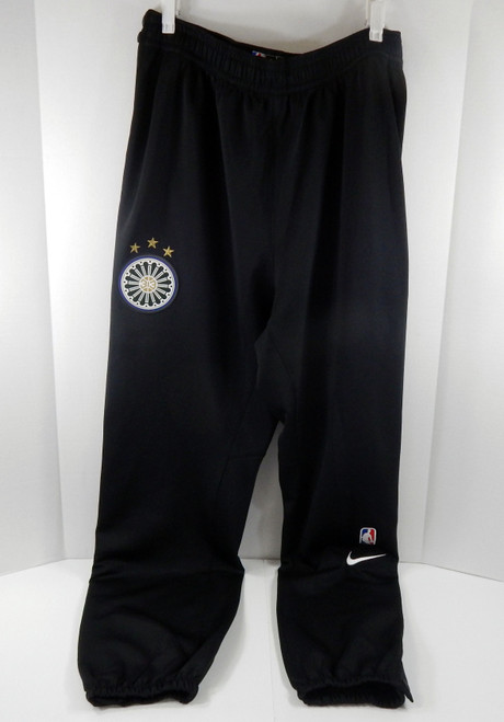 2022-23 Detroit Pistons Game Issued Black Warm up Pants City Ed Nike XLT 83S