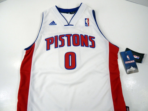 2013-14 Youth Detroit Pistons Andre Drummond #0 Swingman White Jersey Adidas M 8