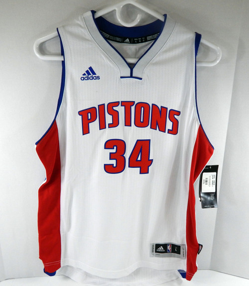 2016 Youth Detroit Pistons Tobias Harris #34 White Swingman Jersey Adidas YL 7
