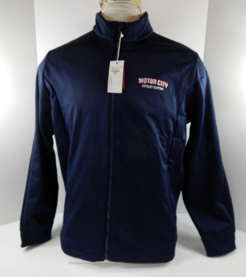 2015-16 Mens Detroit Pistons Navy Golf Jacket Motor City Anitgua NWT L 00s