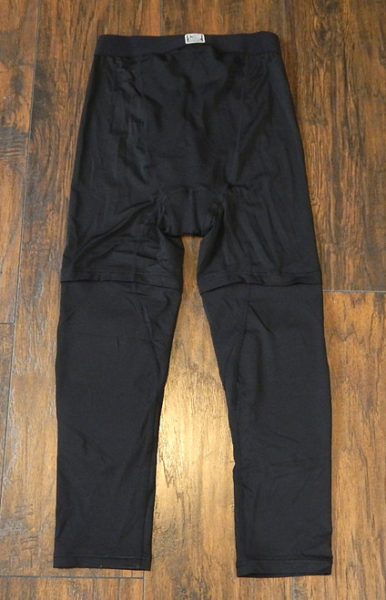 Nike Pro 3/4 Compression Tights Basketball Knee Padding Pants Medium Tall Black