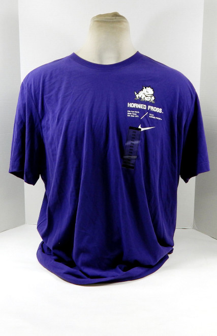 Mens TCU Horned Frogs Represent THE NIKE TEE Purple DRIFIT S/S Shirt Nike 2XL
