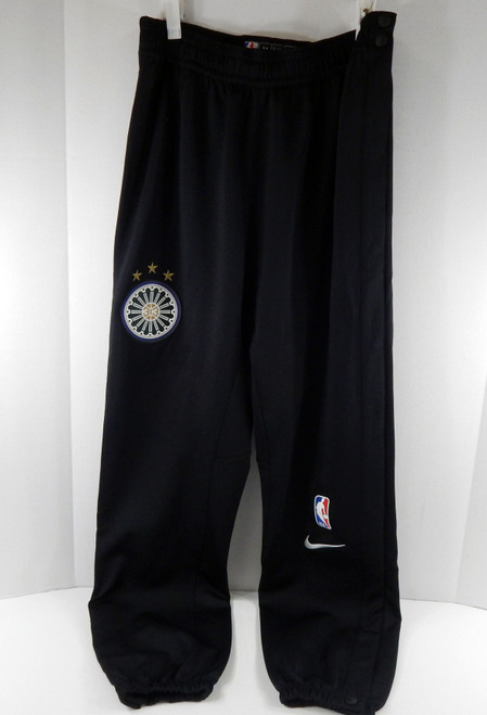 2022-23 Detroit Pistons Game Issued Black Warm Up Pants City XLT 99S