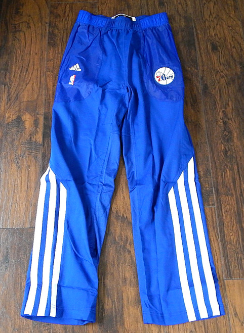 Philadelphia 76'ers Adidas NBA Team Issued Warm Up Pants 4XL +4" Blue New