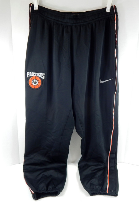 2023-24 Detroit Pistons Game Issued Black Warm Up Pants Bad Boys 27-010 XL 84S