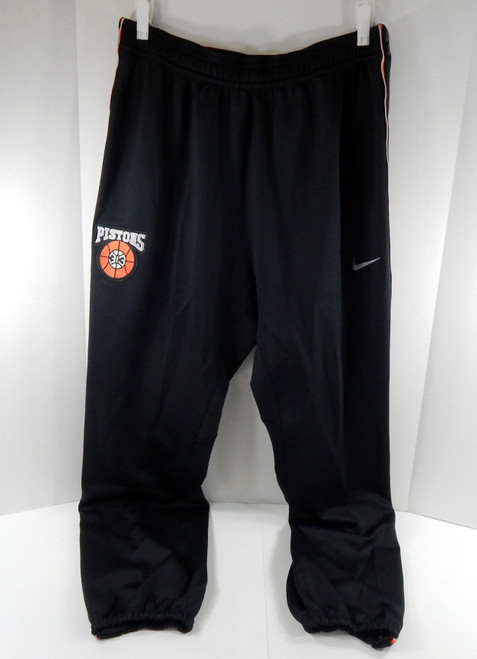 2022-23 Detroit Pistons Game Issued Black Warm Up Pants Bad Boys 17-010 2XLT 86S