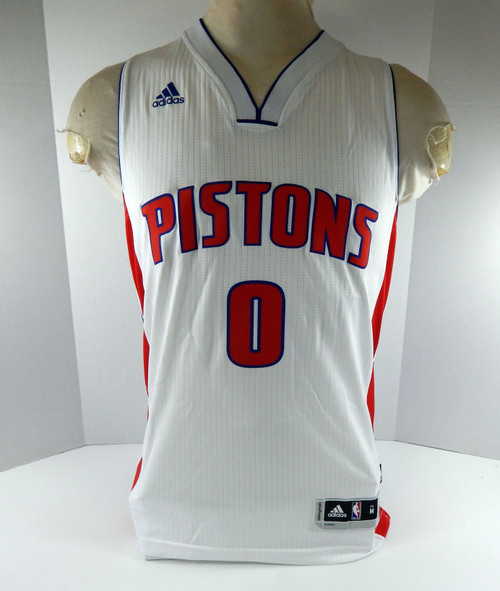 2016-17 Men Detroit Pistons Andre Drummond #0 Swingman White Jersey Adidas L 02s