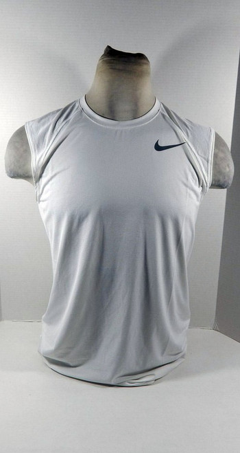 Mens TCU Horned Frogs Team Issued DRIFIT Compression White Shirt Nike L