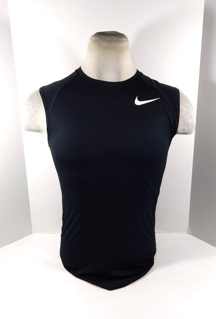 Mens TCU Horned Frogs Team Issued DRIFIT Compression Black Shirt Nike S