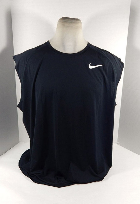 Mens TCU Horned Frogs Team Issued Pro DRIFIT Fitted Black Shirt Nike 4XL