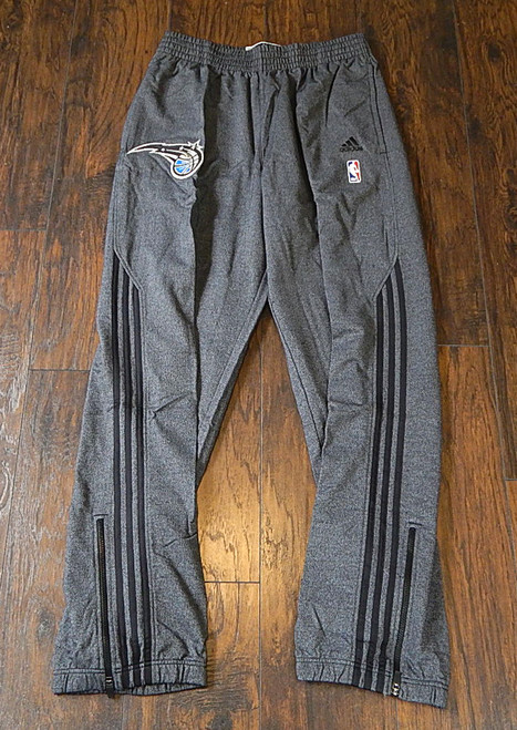 Orlando Magic Logo Adidas Warm Up Sweatpants XL +2" Dark Heather Gray New